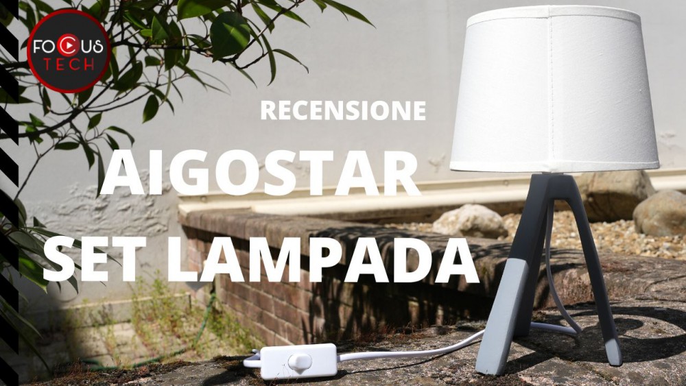 Recensione Aigostar: il set lampada da comodino con lampadina smart