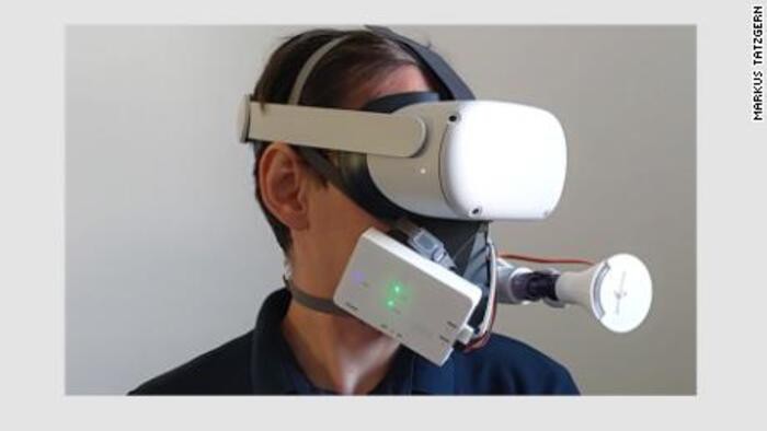 Realtà virtuale: una maschera che rende più difficile respirare è più veritiera