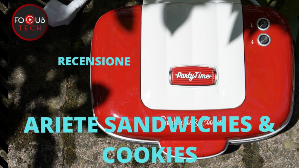 Recensione Ariete Sandwiches e Cookies: la piastra 3 in 1 della serie Party Time