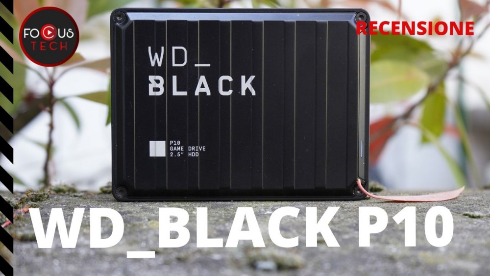 Recensione WD_Black P10 4TB: hard disk esterno da 2.5″ pensato per il gaming