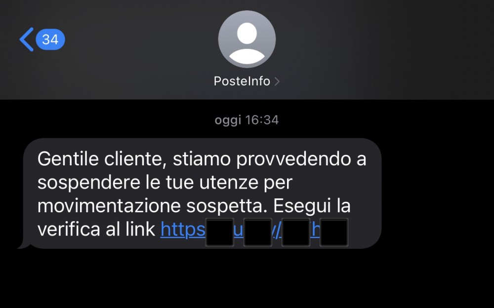 Truffe online: attenzione all’SMS falso di Poste Italiane